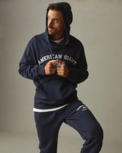 Collegiate Graphic Sweatpant - Dress Navy sold by American Giant