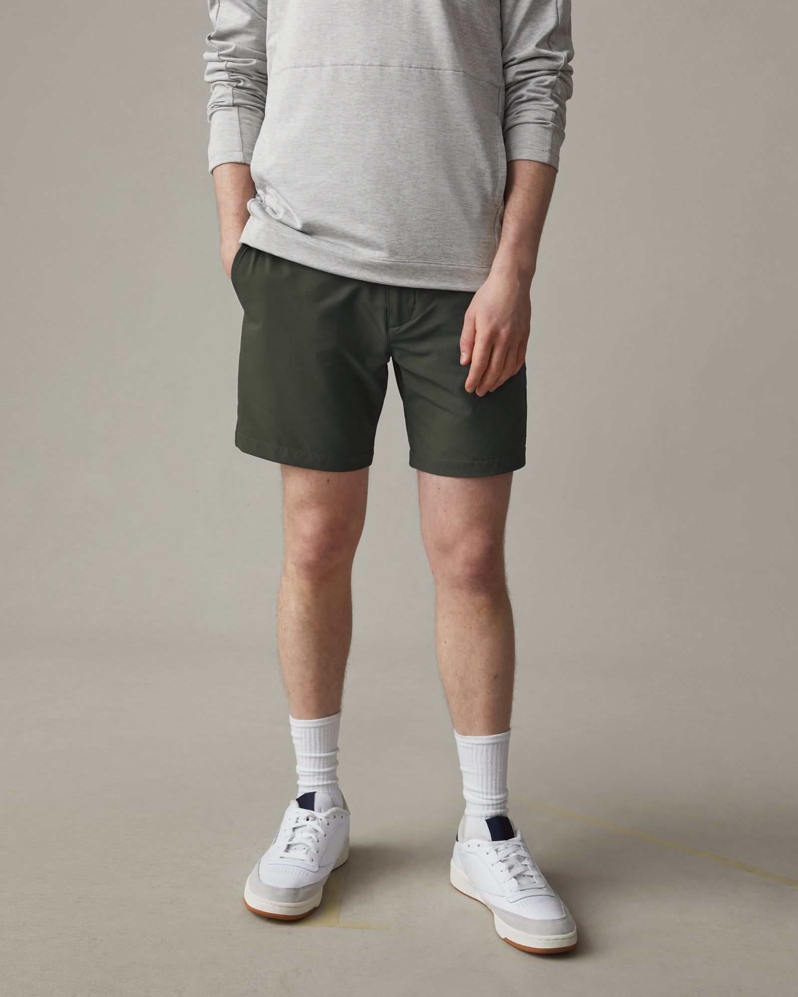 Men's Commuter Short 7" - Deep Olive sold by American Giant