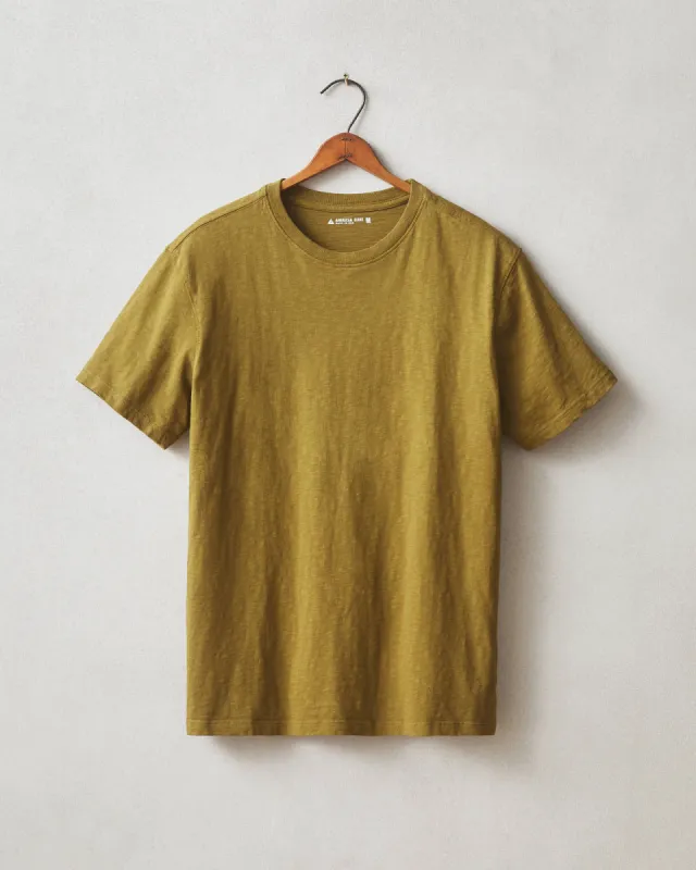 Men's Premium Slub Crew Tee - Fir Green sold by American Giant