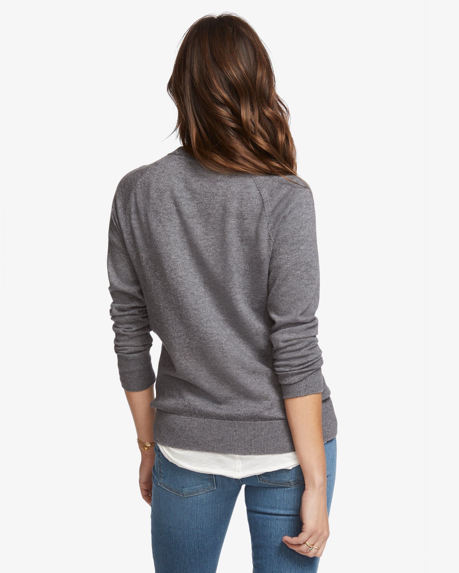 Merino Wool Crew Sweater - Chalkboard Heather sold by American Giant product image thumbnail 7