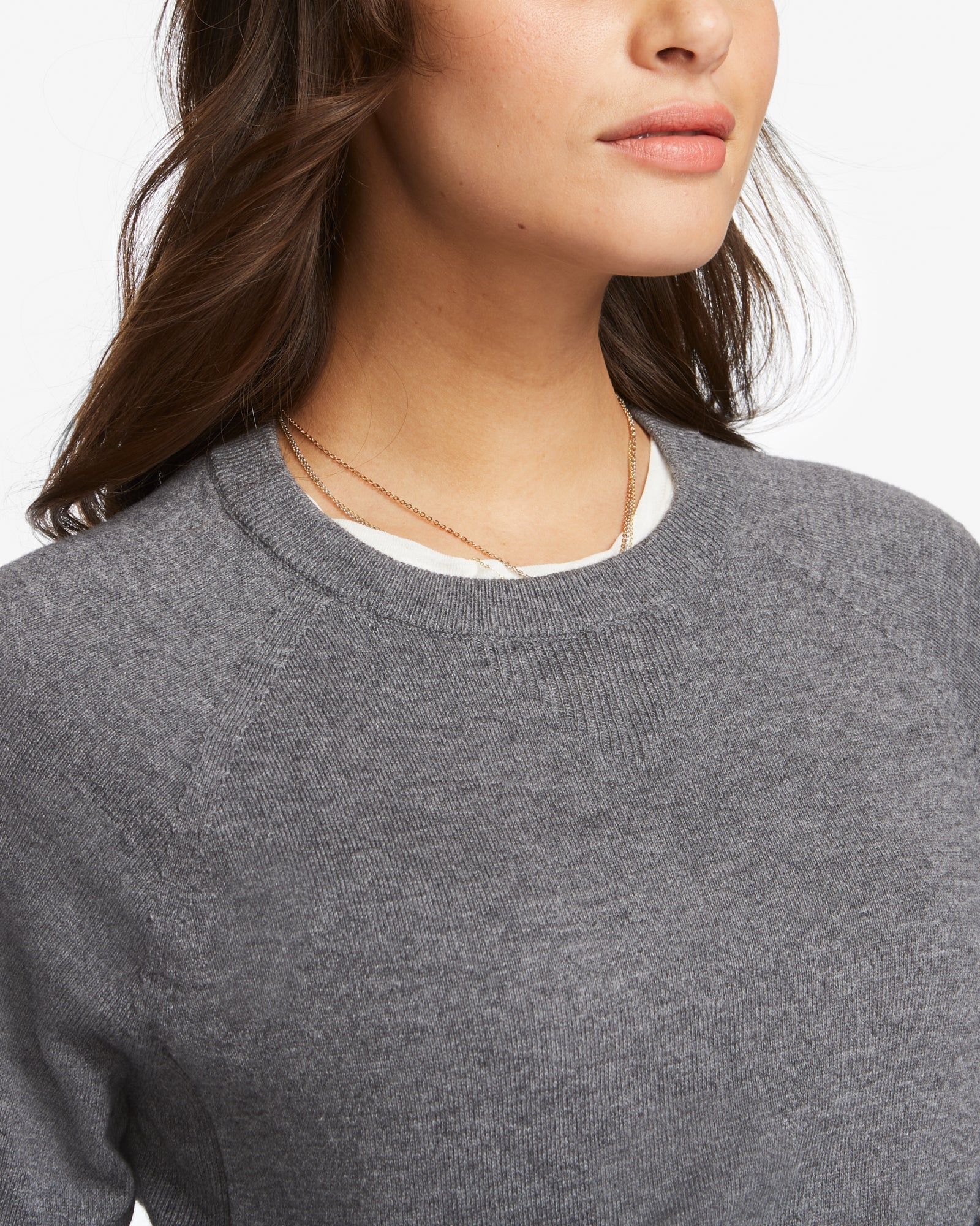 Merino Wool Crew Sweater - Chalkboard Heather sold by American Giant product image thumbnail 5