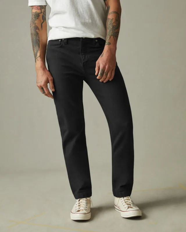 Men's Roughneck Pant Slim - Super Black sold by American Giant