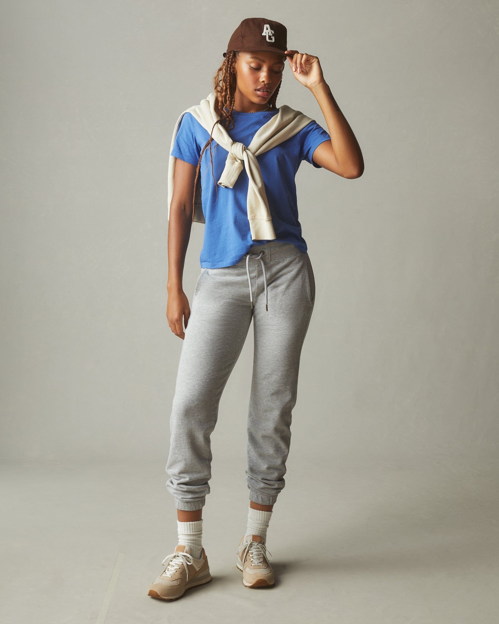 Classic Cotton Crew Tee - Novean Navy sold by American Giant product image thumbnail 4