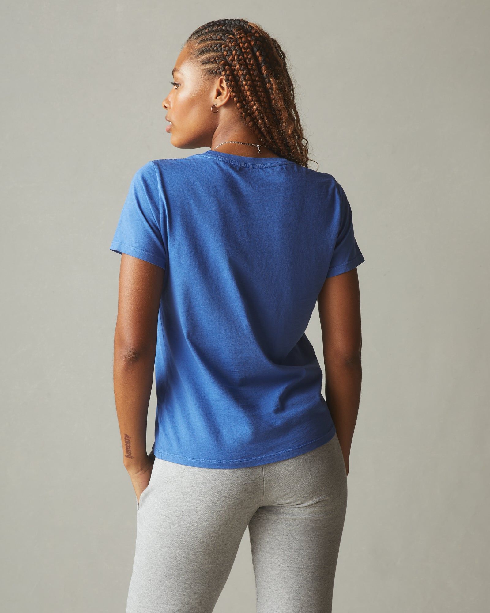 Classic Cotton Crew Tee - Novean Navy sold by American Giant product image thumbnail 2