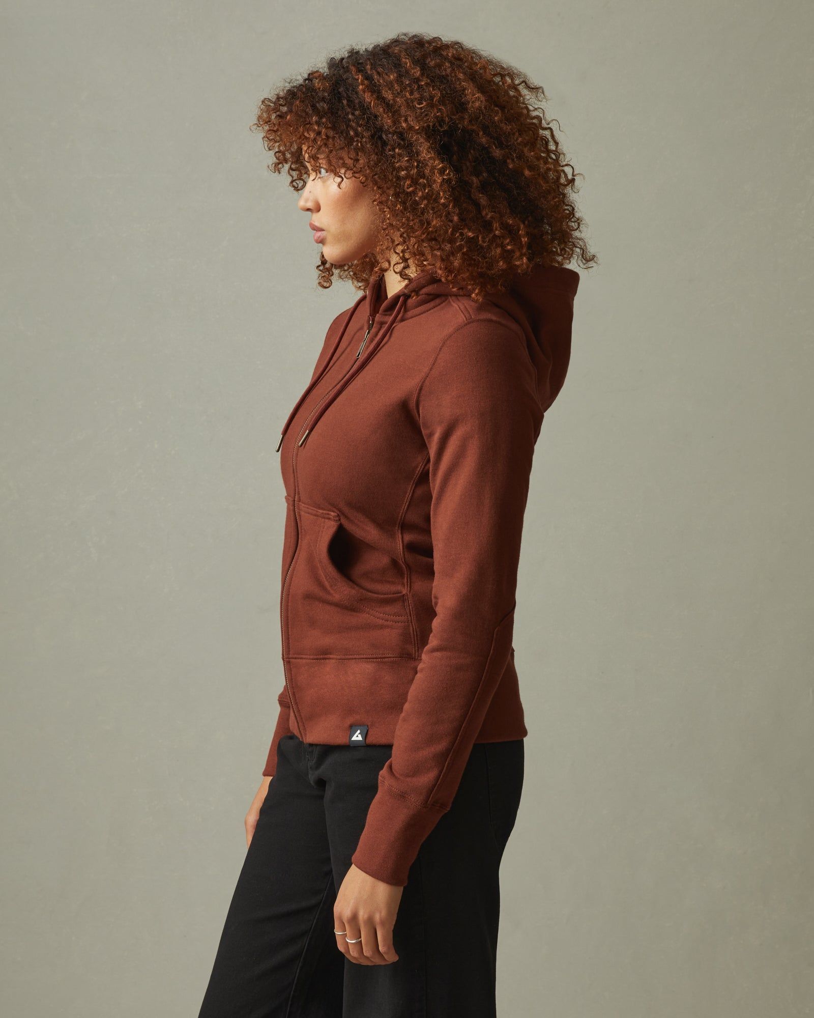 Women's Classic Full Zip - Sequoia Red sold by American Giant product image thumbnail 2