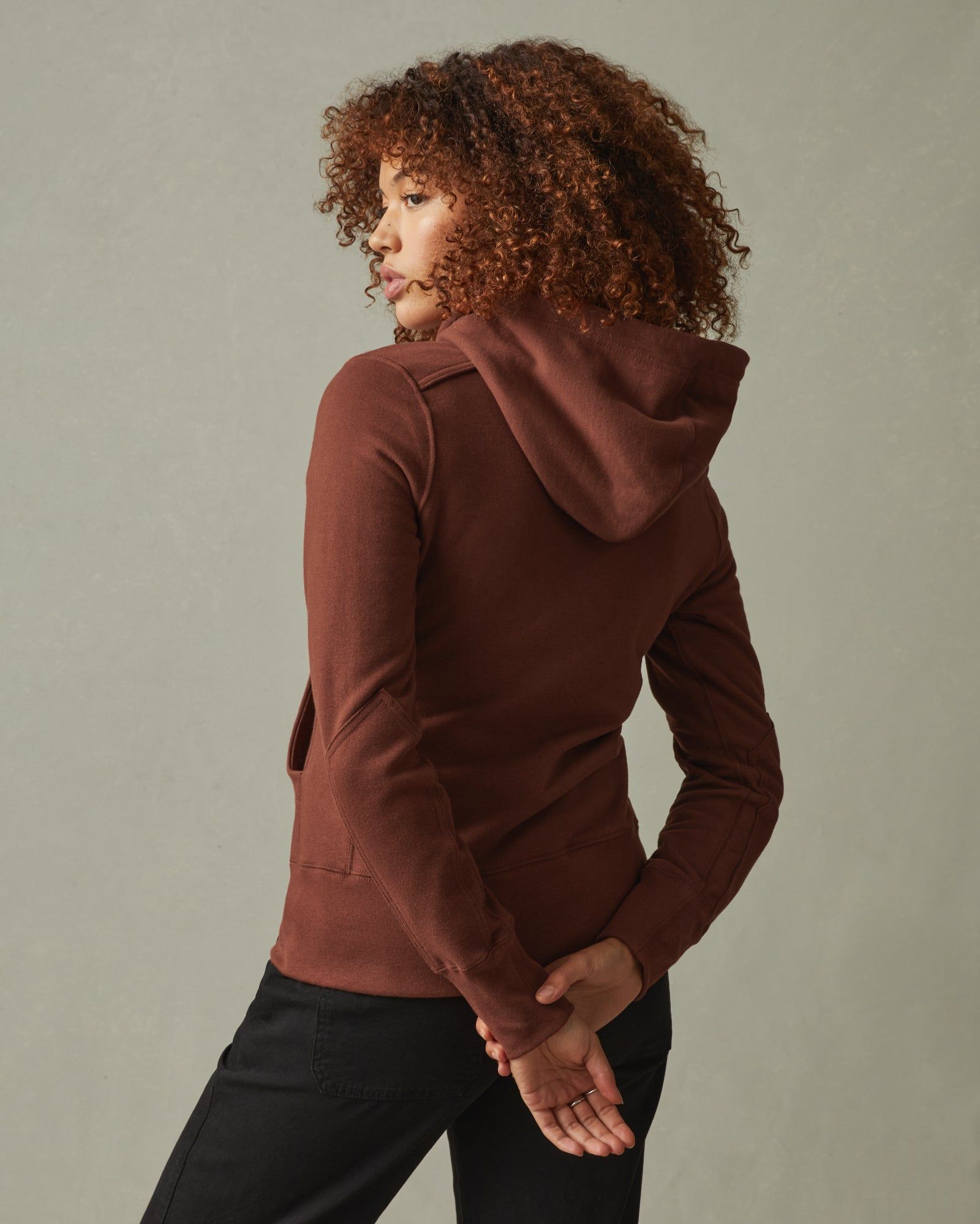 Women's Classic Full Zip - Sequoia Red sold by American Giant product image thumbnail 3