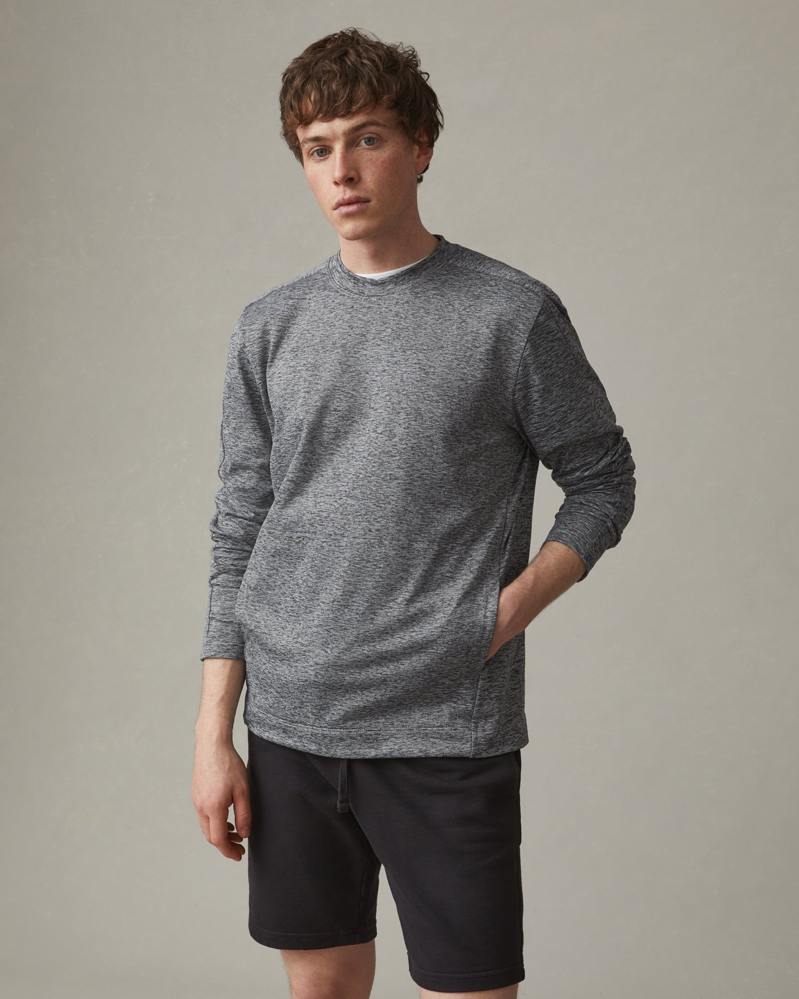 Aerial Lightweight Crew - Stone Heather sold by American Giant product image thumbnail 2