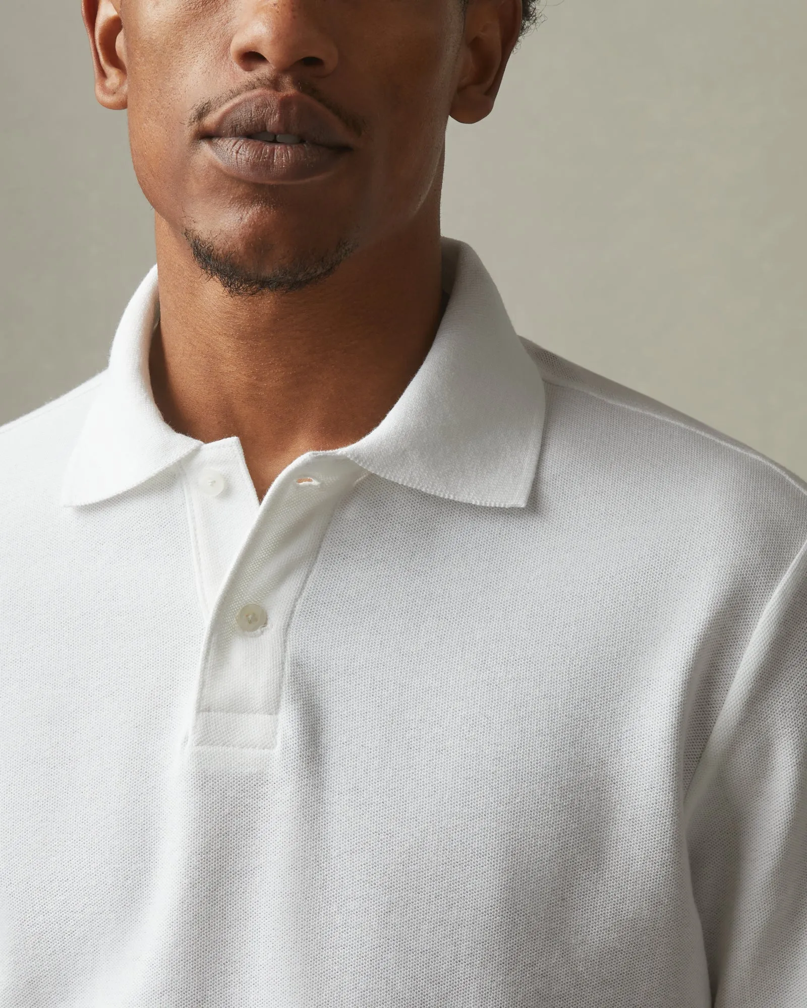 Men's Standard Polo - White sold by American Giant product image thumbnail 5