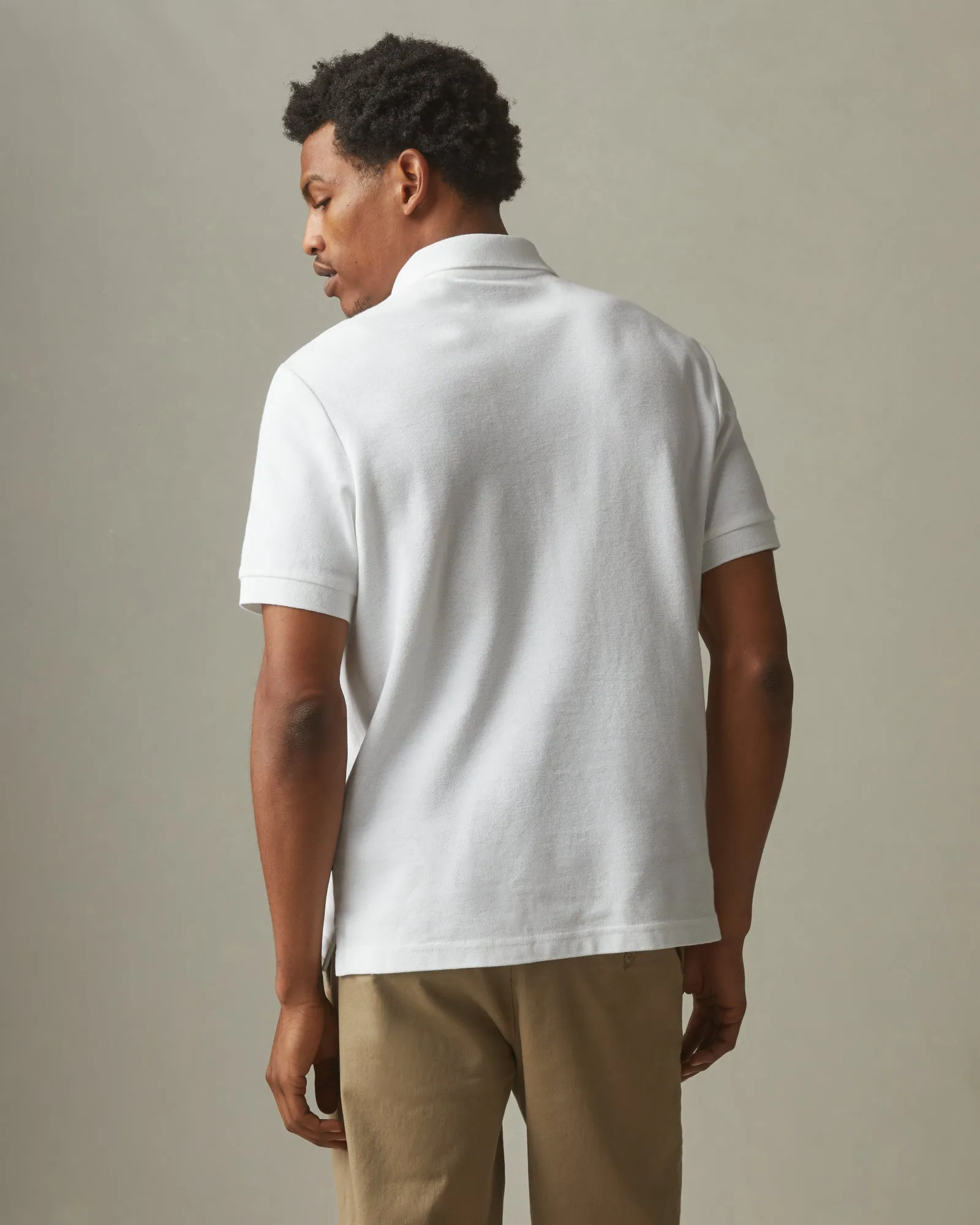 Men's Standard Polo - White sold by American Giant product image thumbnail 4