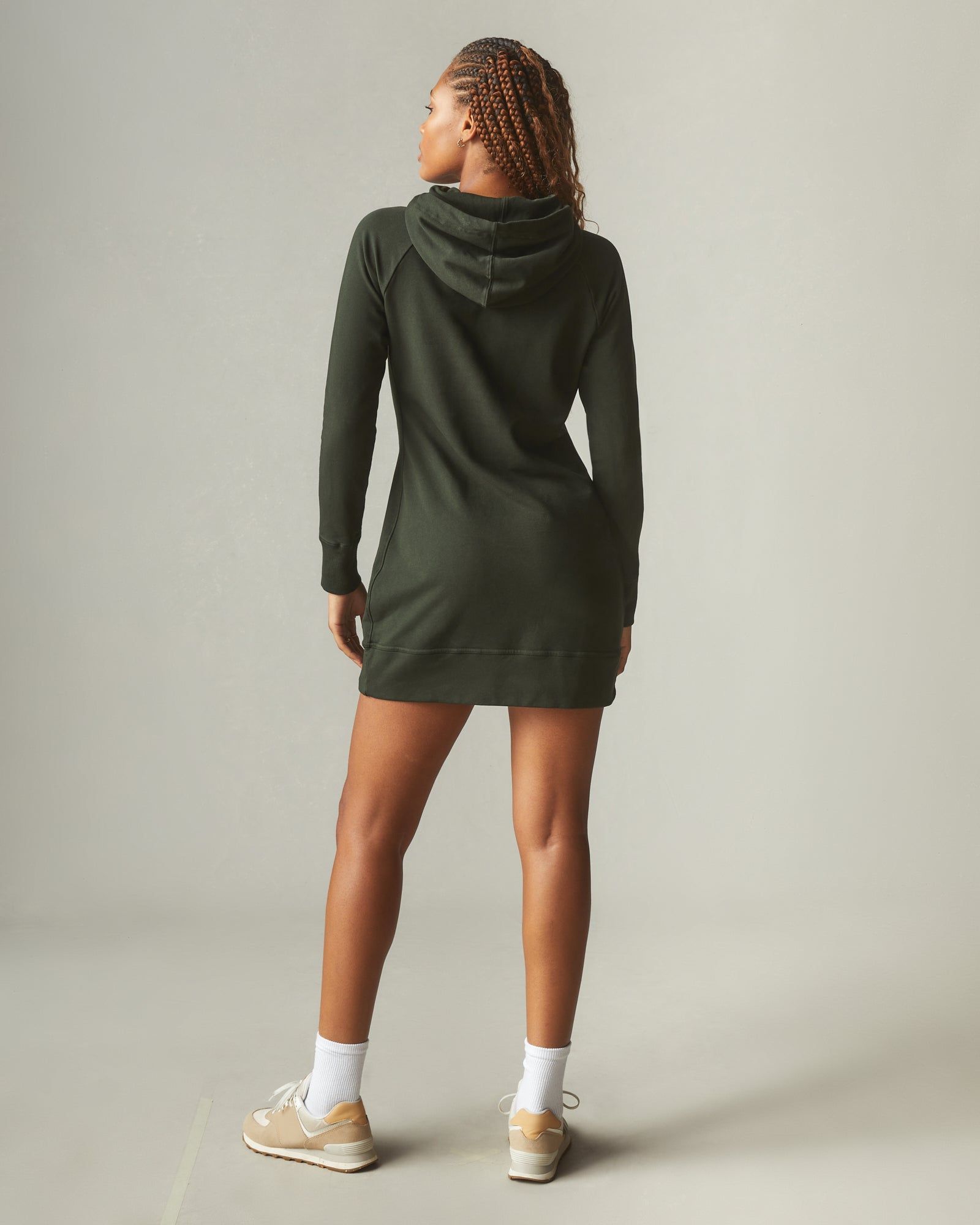 Women's Hoodie Dress - Dark Elm sold by American Giant product image thumbnail 2
