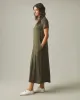 Women's Flex Maxi Dress - Olive sold by American Giant