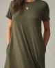 Women's Flex Maxi Dress - Olive sold by American Giant
