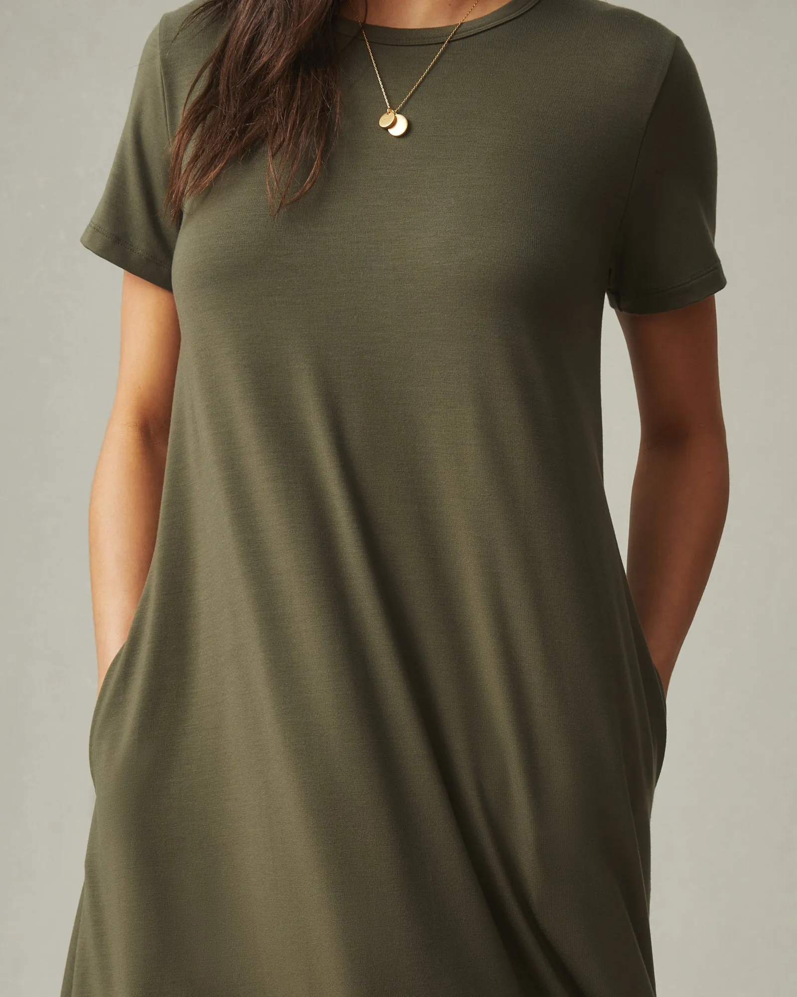 Women's Flex Maxi Dress - Olive sold by American Giant product image thumbnail 5