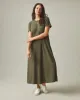 Women's Flex Maxi Dress - Olive sold by American Giant