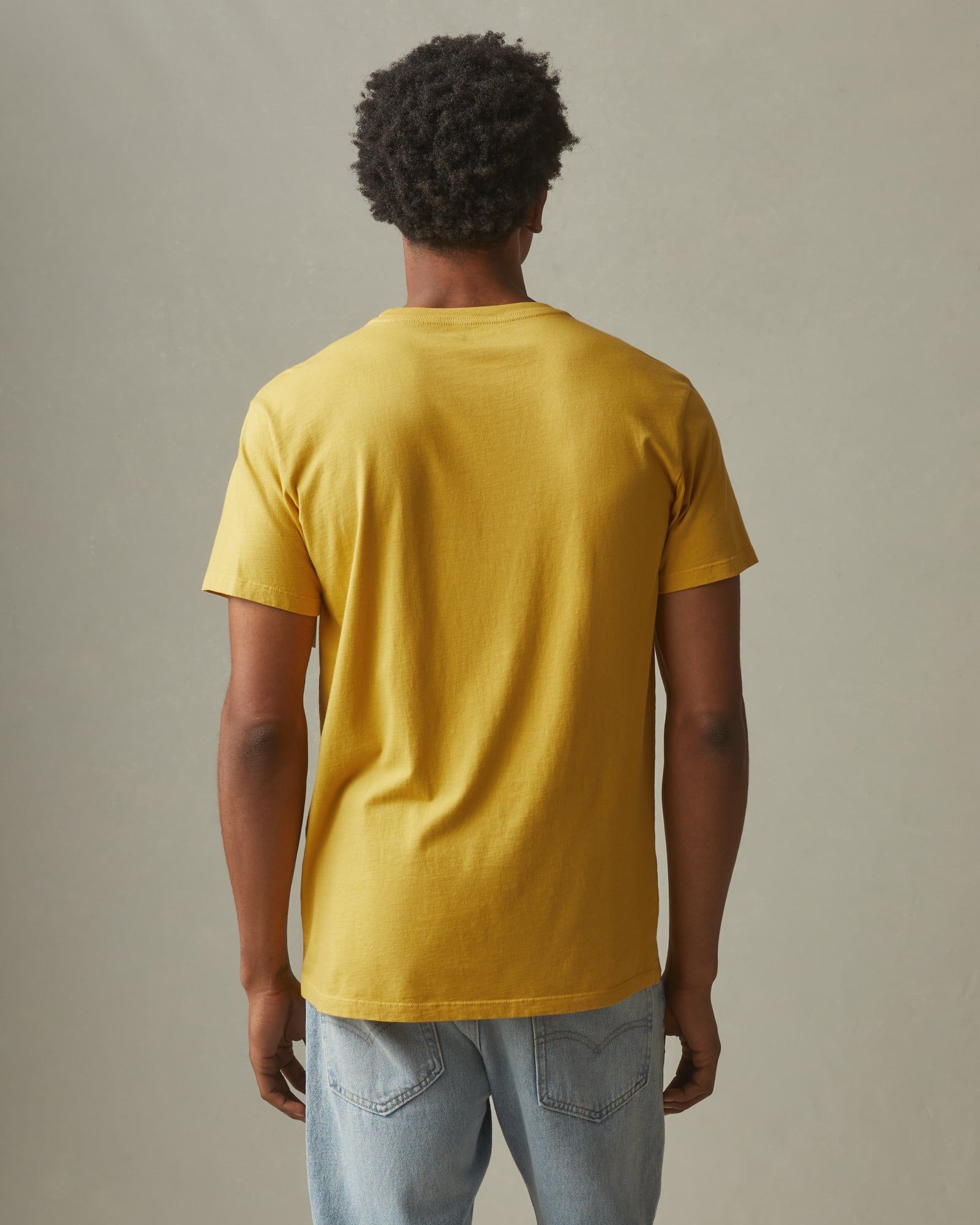 Classic Cotton Crew Tee - Straw sold by American Giant product image thumbnail 2