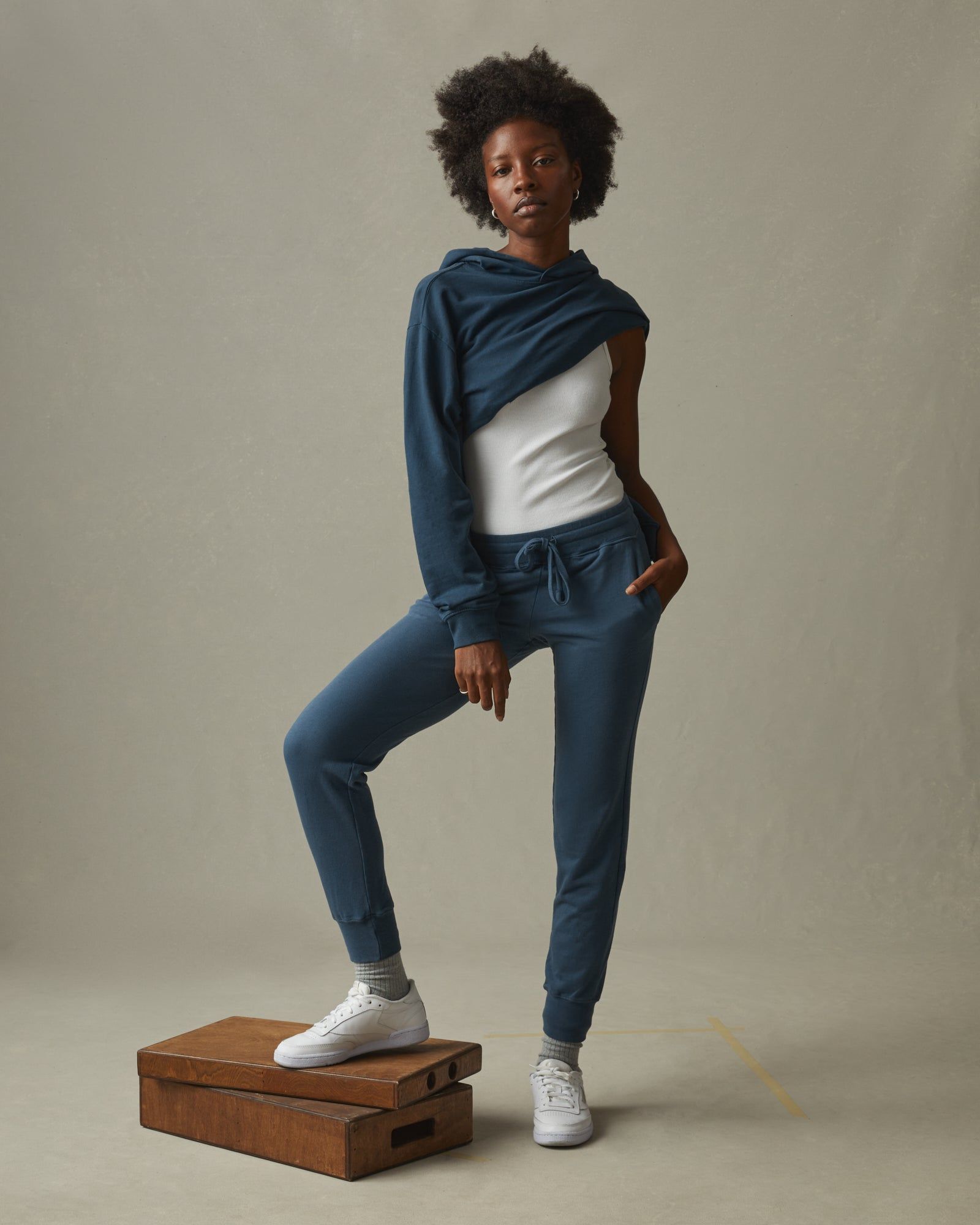 Lightweight Cotton Jogger - Winter Sky sold by American Giant product image thumbnail 5