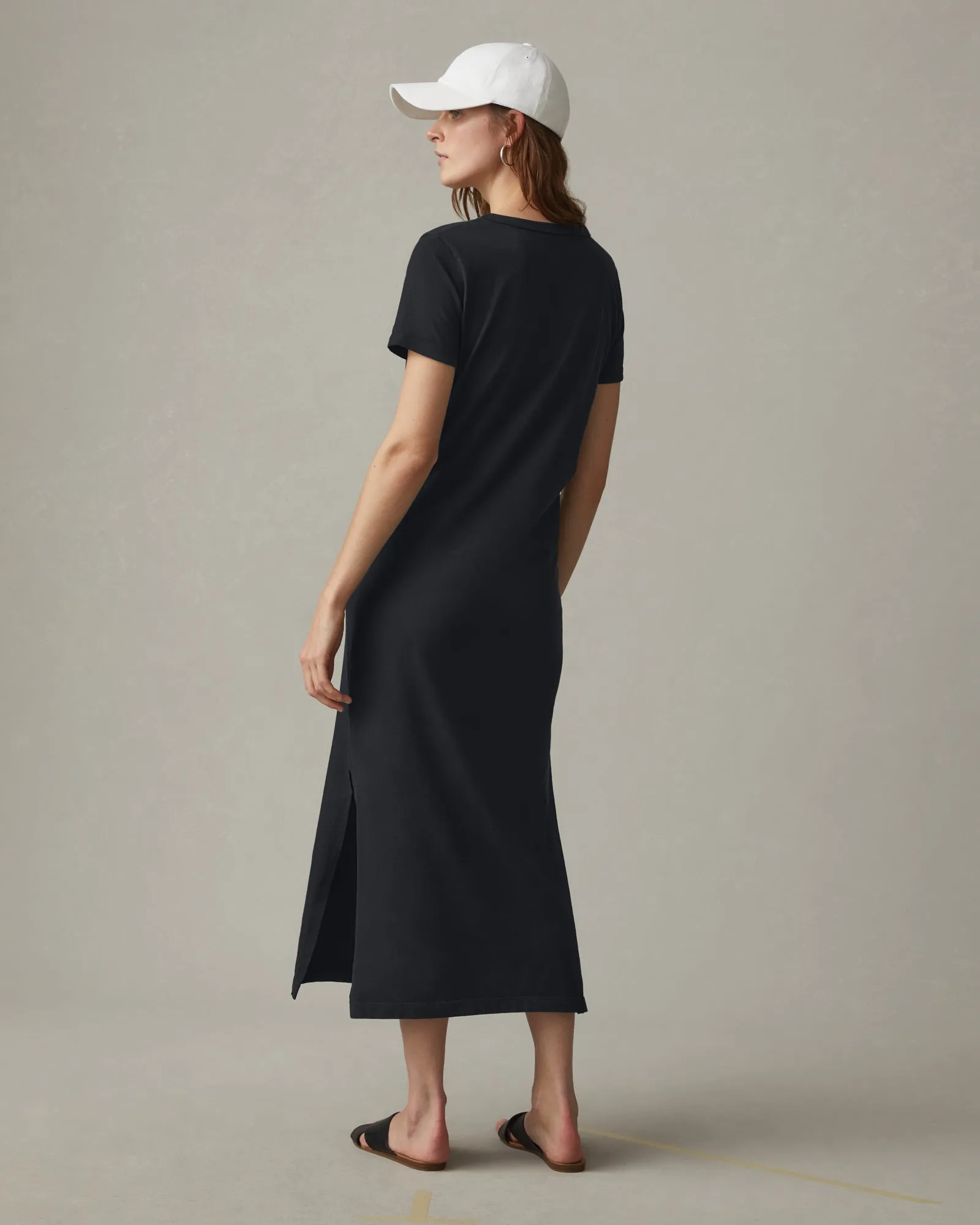 Women's Midi Tee Dress - Black sold by American Giant product image thumbnail 2