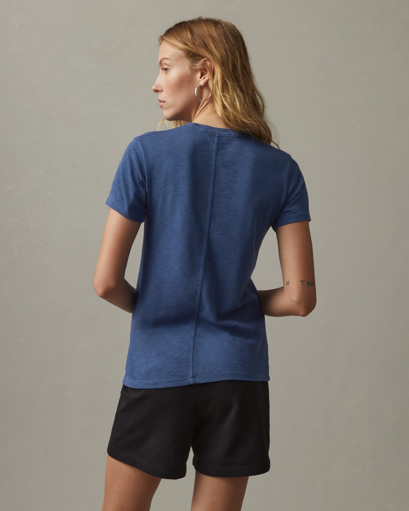 Premium Slub Crew Tee - Harbor Blue sold by American Giant product image thumbnail 3