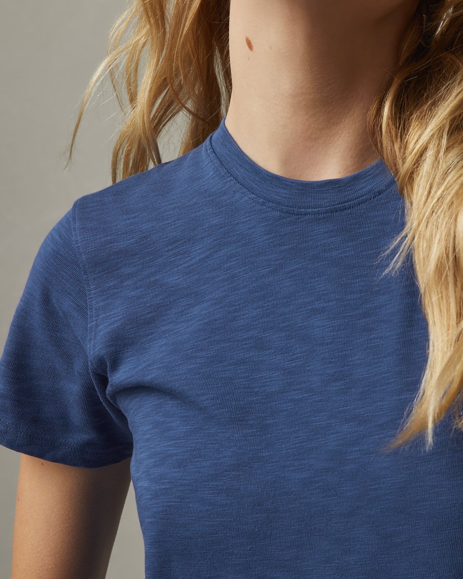 Premium Slub Crew Tee - Harbor Blue sold by American Giant product image thumbnail 4