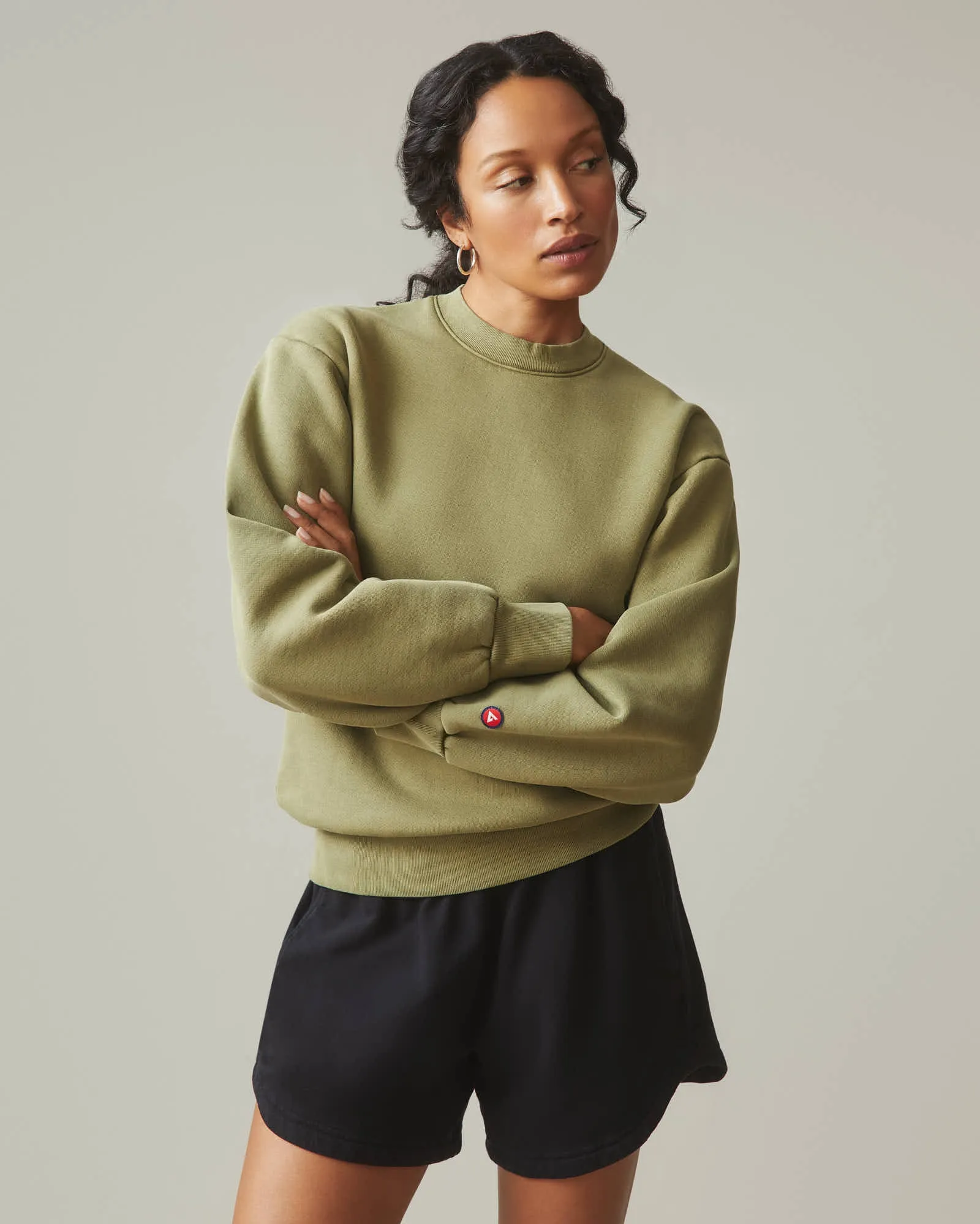 Unisex American Vintage Crew - Capulet Olive sold by American Giant product image thumbnail 5