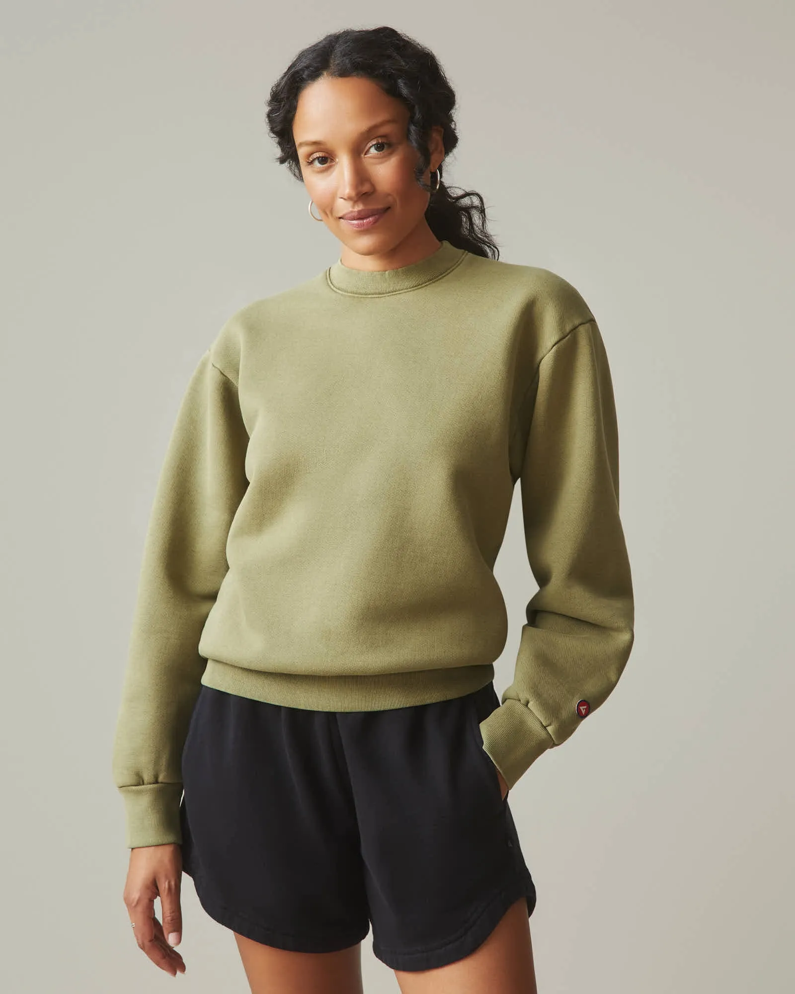 Unisex American Vintage Crew - Capulet Olive sold by American Giant product image thumbnail 3