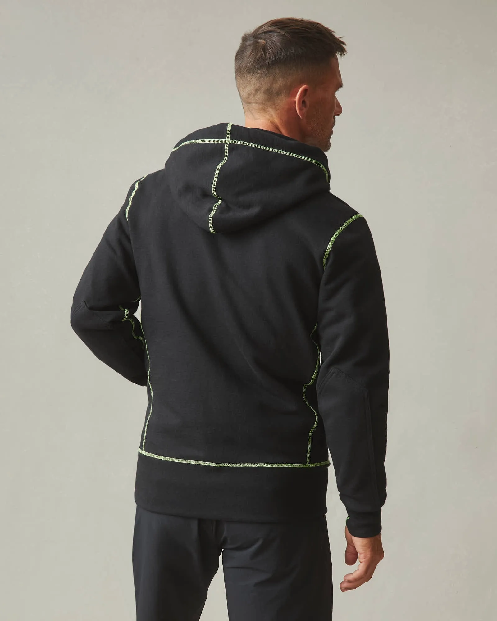 Contrast Classic Full Zip - Black sold by American Giant product image thumbnail 4