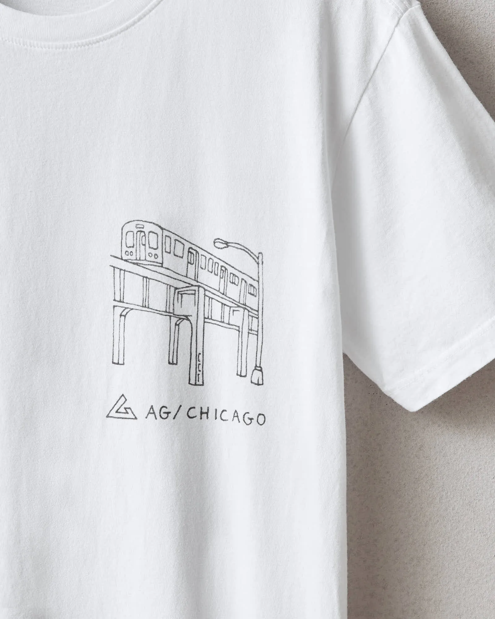 Men's City Tee - Chicago sold by American Giant product image thumbnail 2