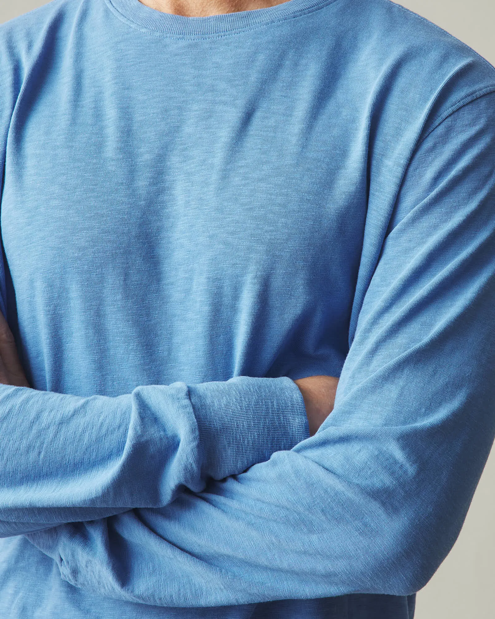 Men's Premium Slub Long Sleeve Crew Tee  - Riverside sold by American Giant product image thumbnail 4