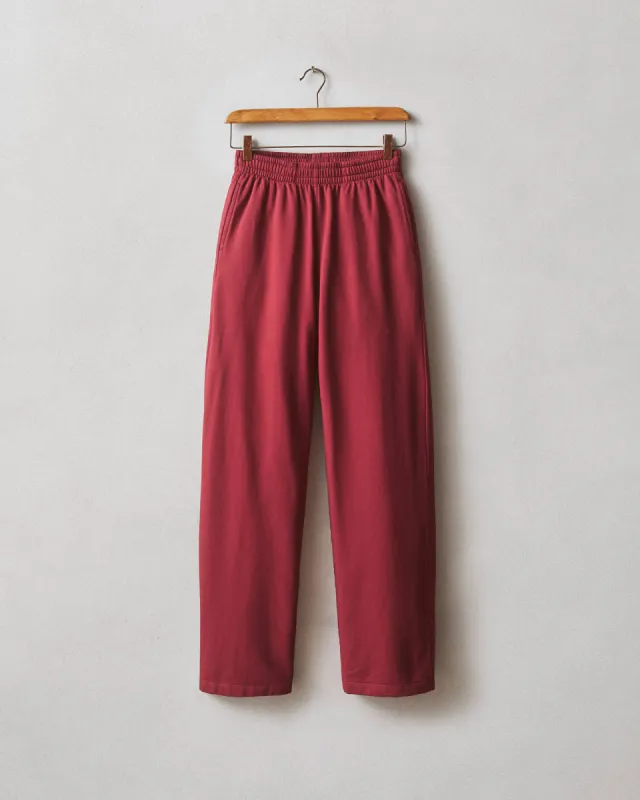 Women's Luxe Sweatpant - Tibetan Red sold by American Giant