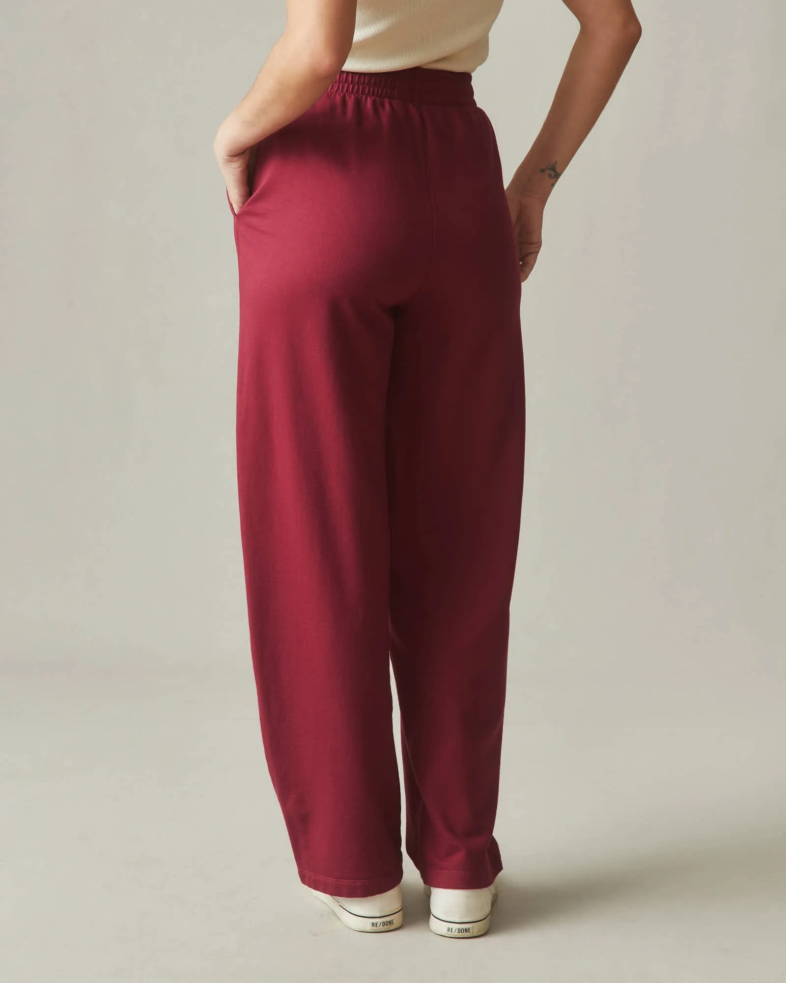 Women's Luxe Sweatpant - Tibetan Red sold by American Giant product image thumbnail 4