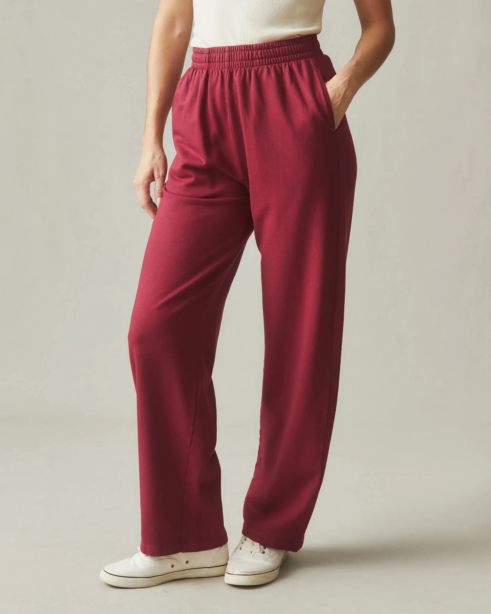 Women's Luxe Sweatpant - Tibetan Red sold by American Giant product image thumbnail 3