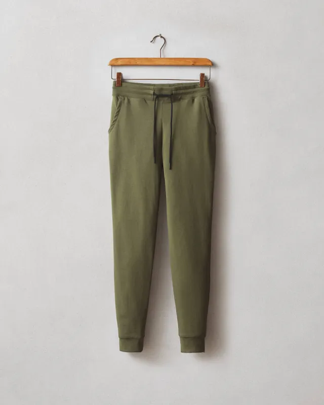 Women's No-BS Jogger - Deep Olive sold by American Giant