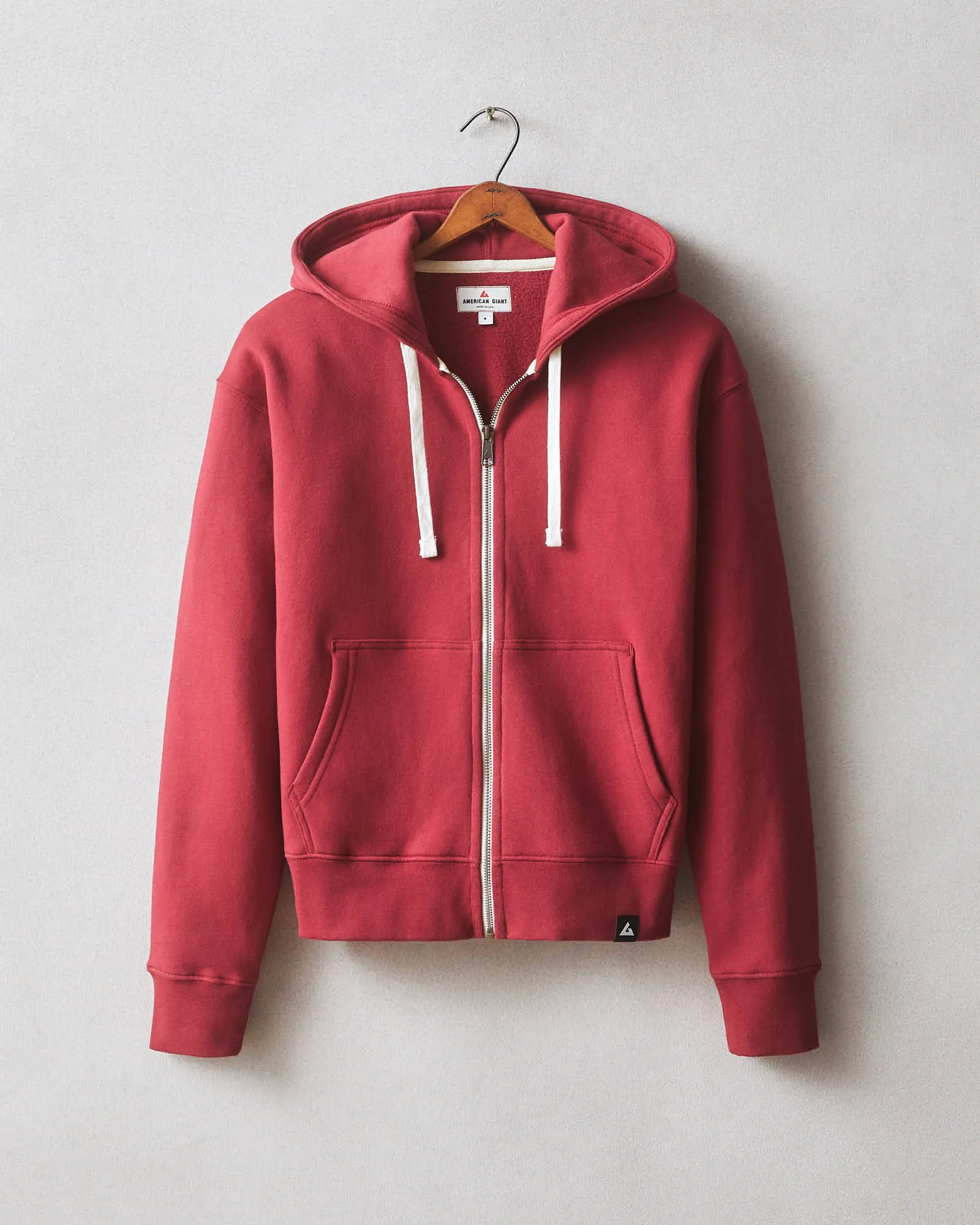 Women's Carolina Full Zip - Tibetan Red sold by American Giant