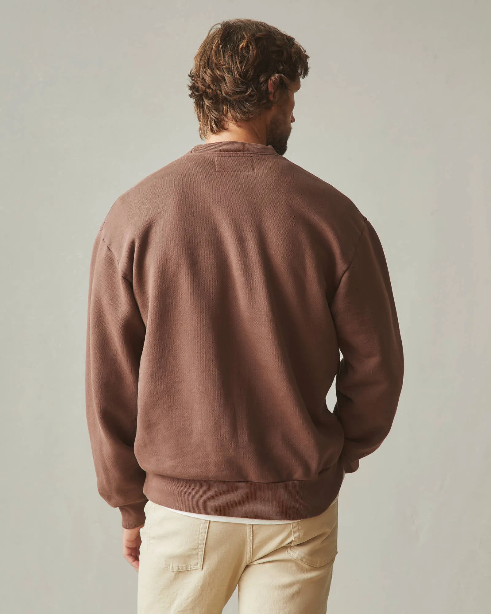 Unisex American Vintage Crew Sweatshirt - Chicory Coffee sold by American Giant product image thumbnail 5