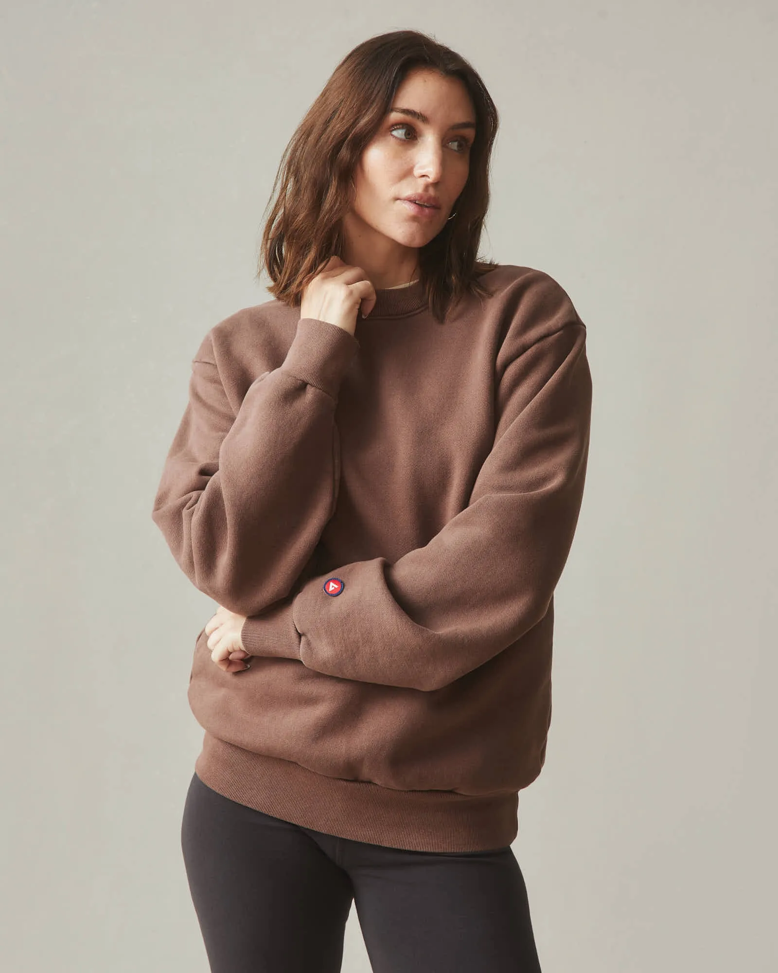 Unisex American Vintage Crew Sweatshirt - Chicory Coffee sold by American Giant product image thumbnail 3