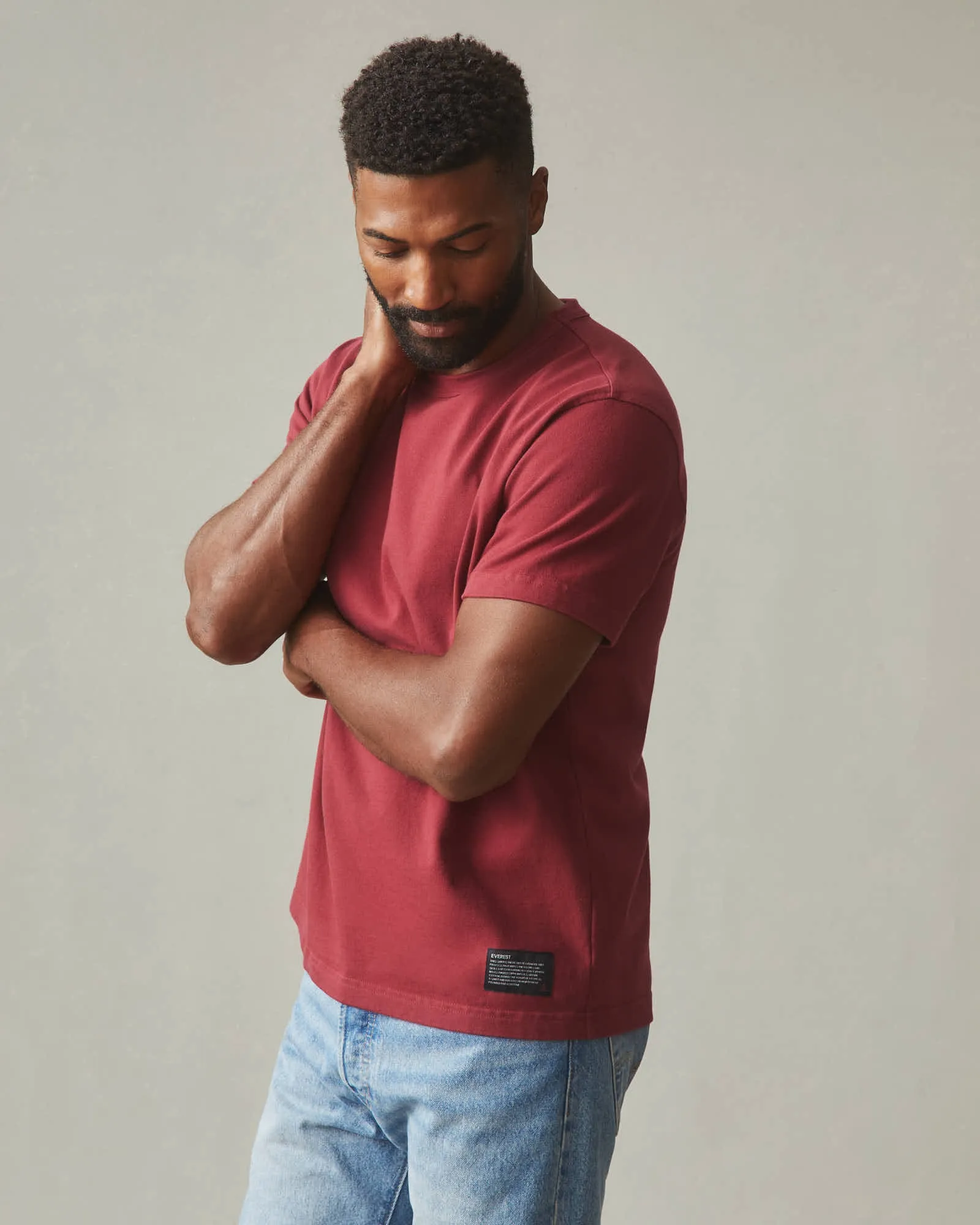 Men's Everest Tee - Tibetan Red sold by American Giant product image thumbnail 3