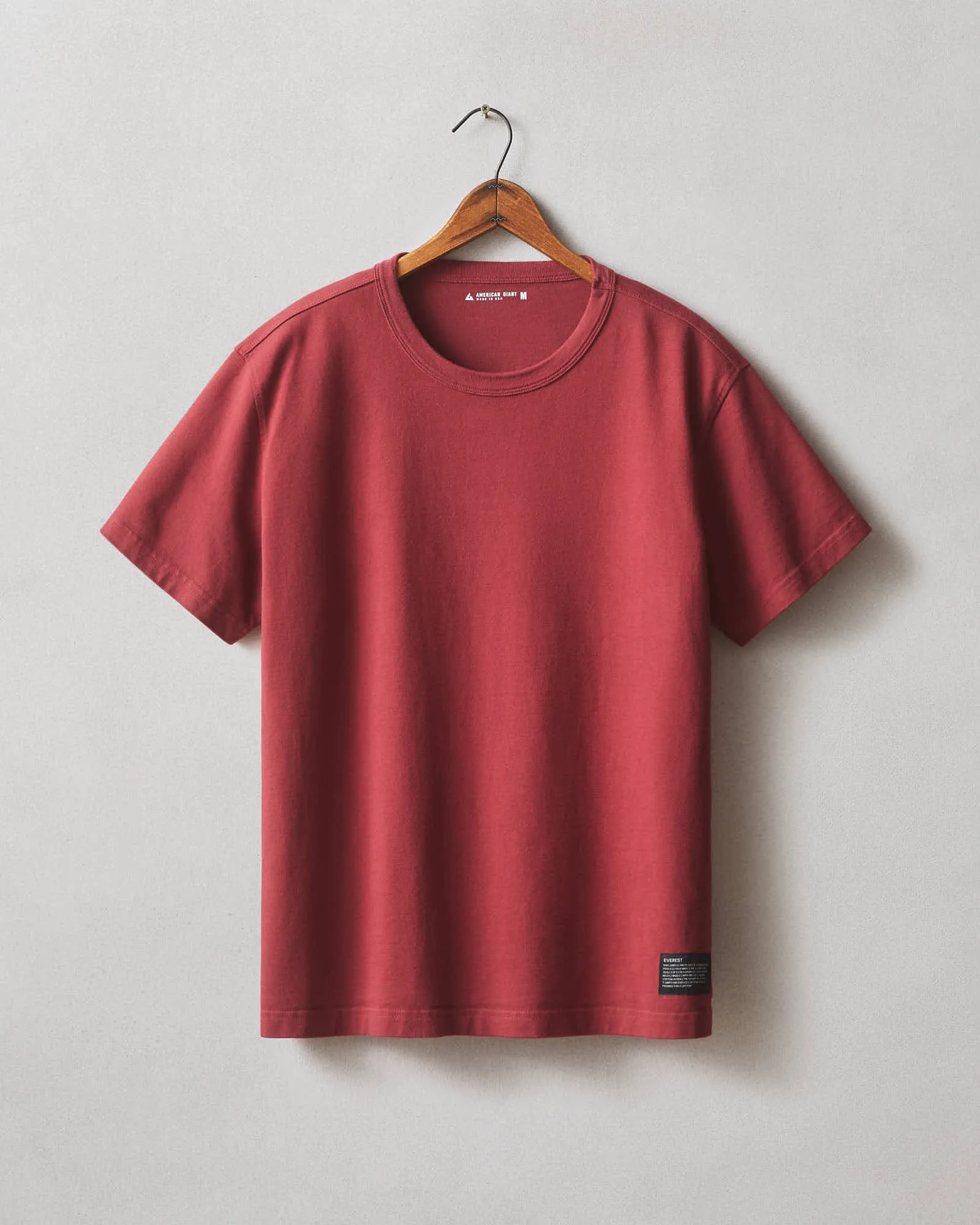 Men's Everest Tee - Tibetan Red sold by American Giant