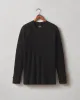 Waffle Long Sleeve Crew - Black sold by American Giant
