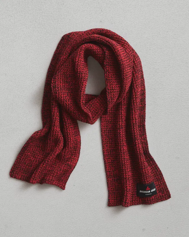 Sweater Scarf - Red Marled sold by American Giant