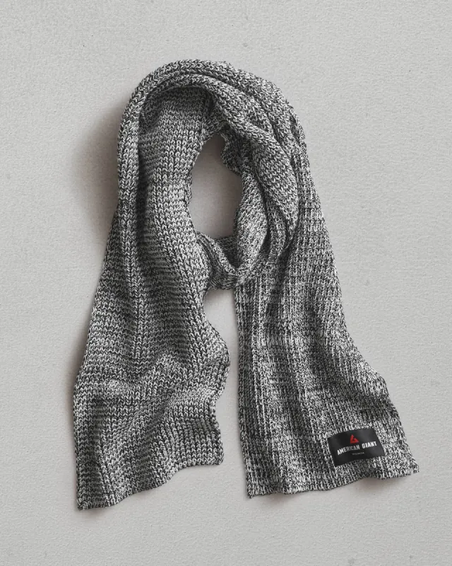 Sweater Scarf - Black Marled sold by American Giant