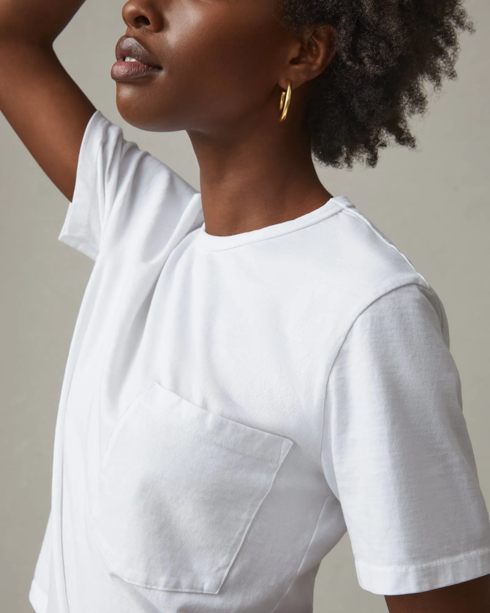 Heavyweight Boyfriend Tee - White sold by American Giant product image thumbnail 4