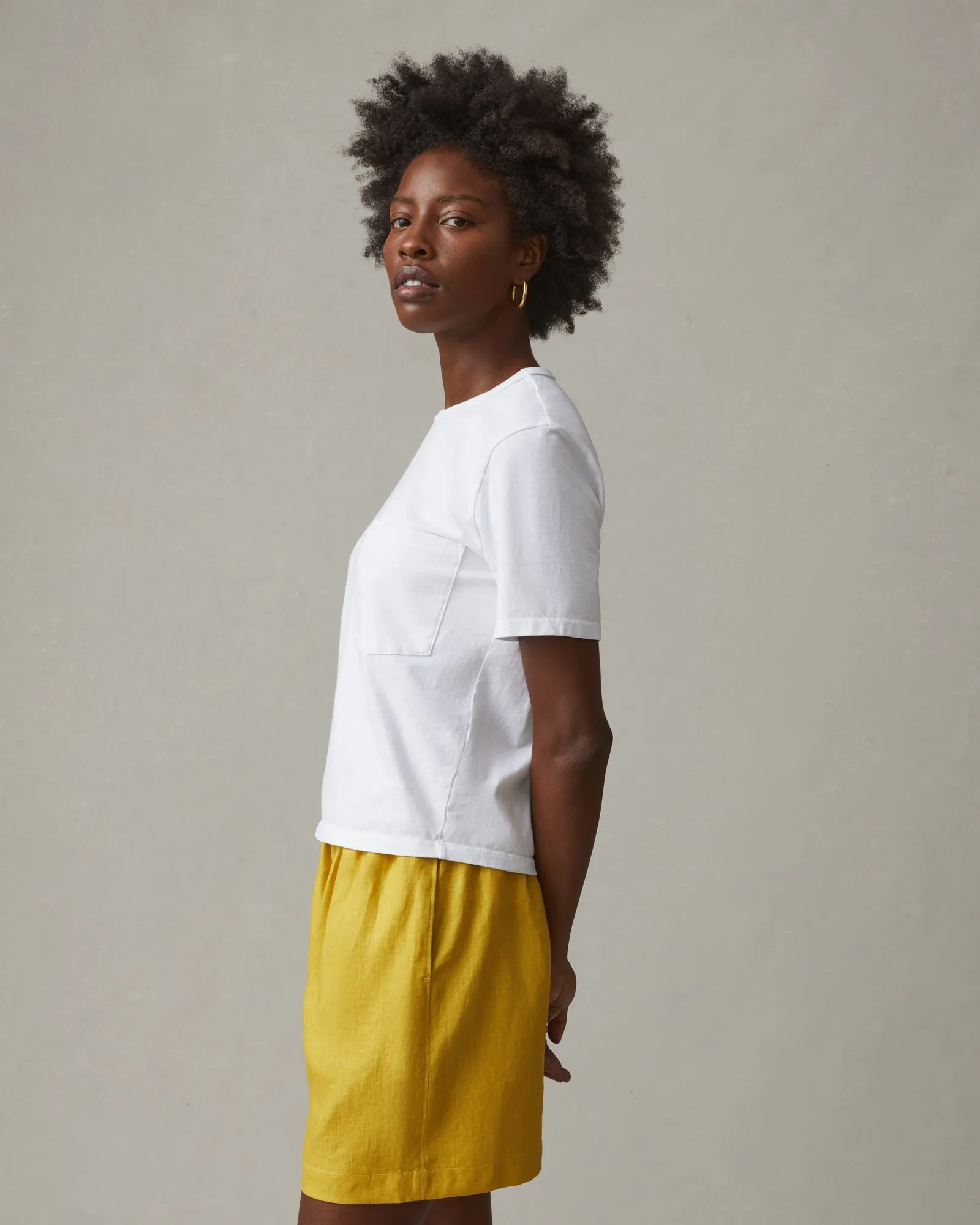 Heavyweight Boyfriend Tee - White sold by American Giant product image thumbnail 2