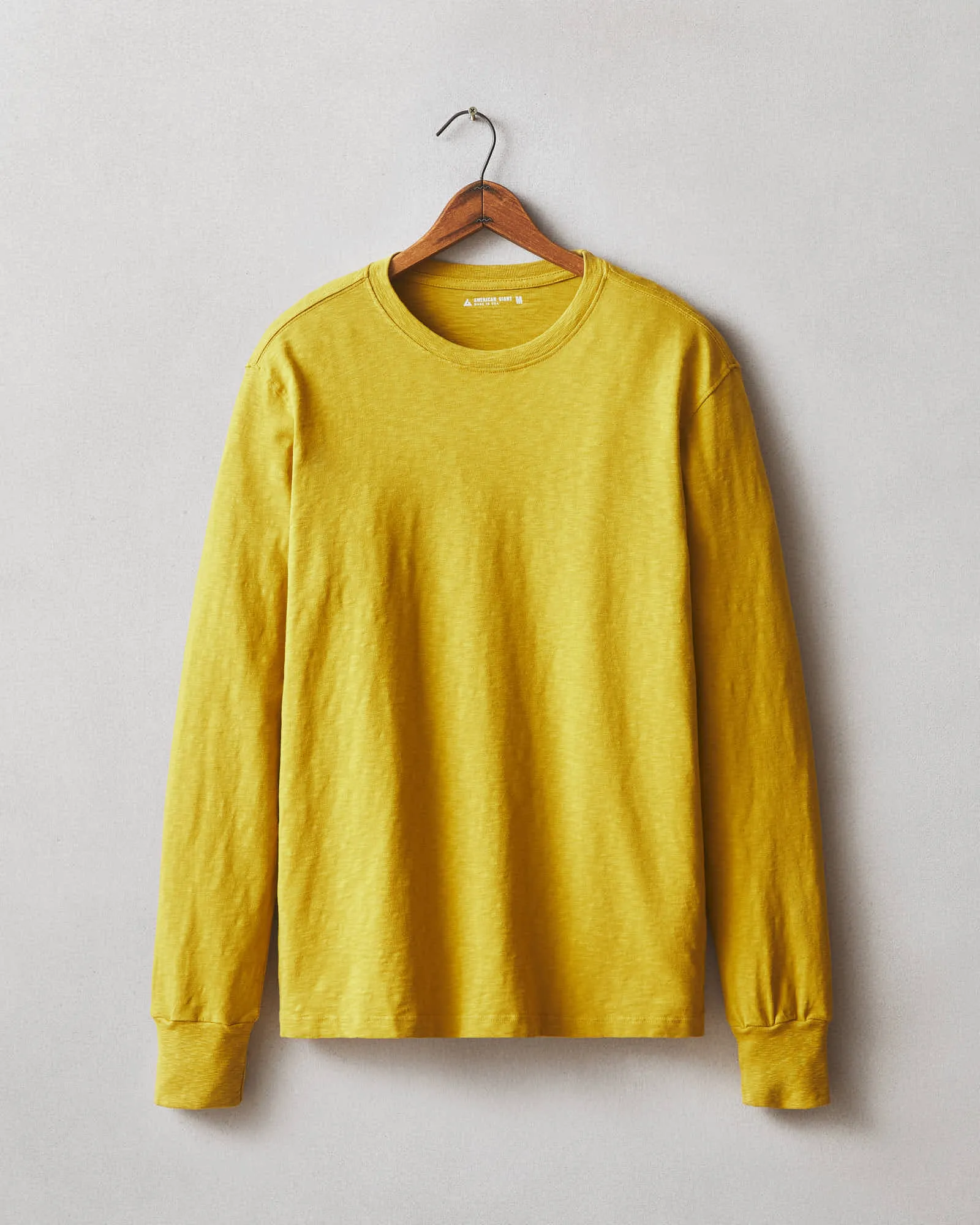 Men's Premium Slub Crew Long Sleeve Tee - Golden Palm sold by American Giant product image thumbnail 4