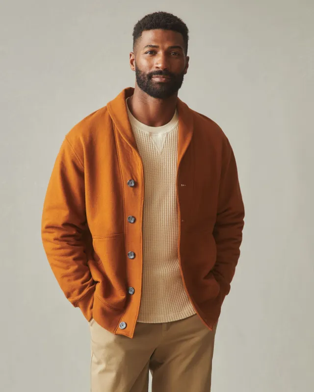 Shawl Collar Cardigan - Caramel Cafe sold by American Giant