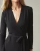 Women's Wrap Dress - Black sold by American Giant