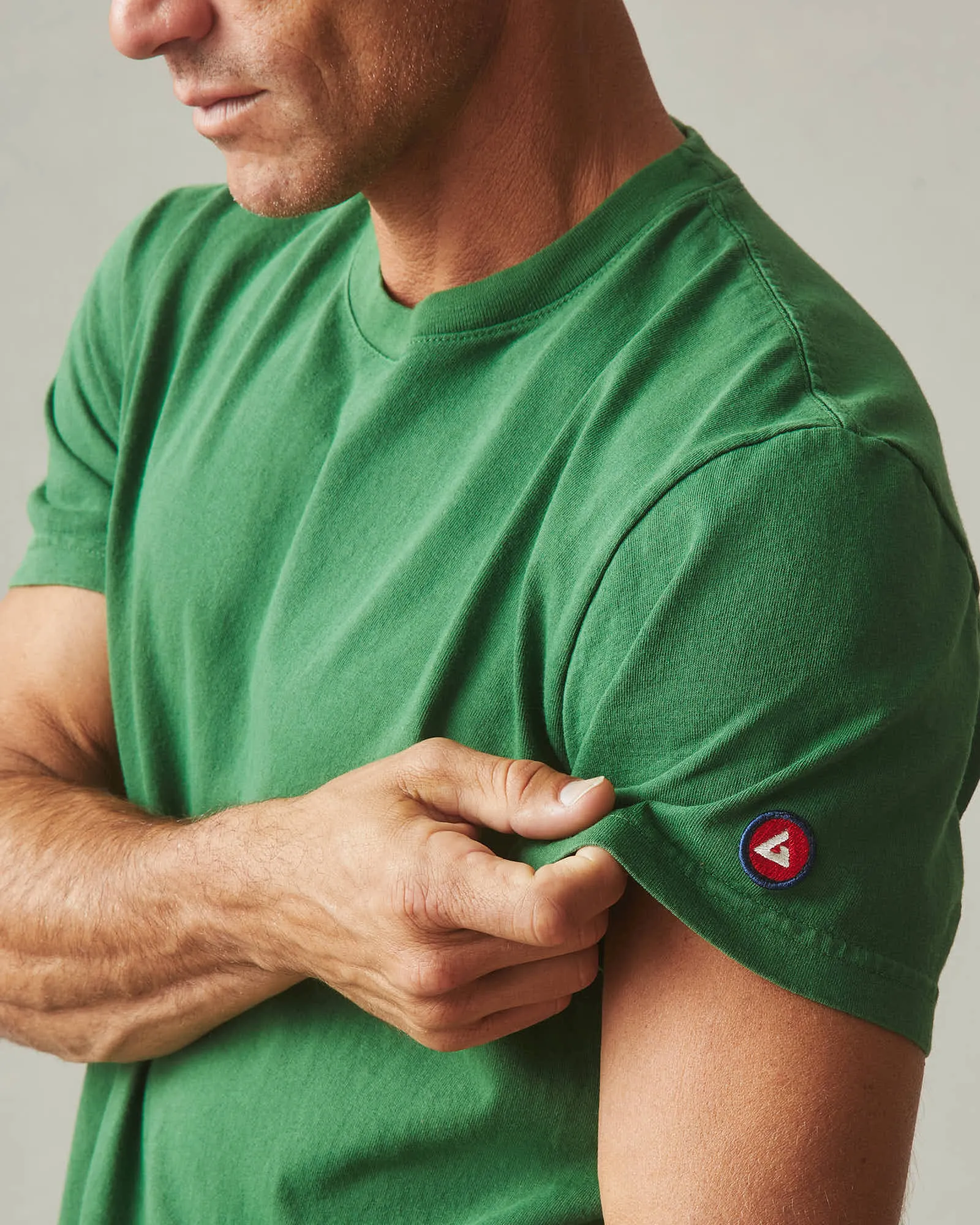 Men's Vintage Crew Tee - Washed Formal Garden sold by American Giant product image thumbnail 2