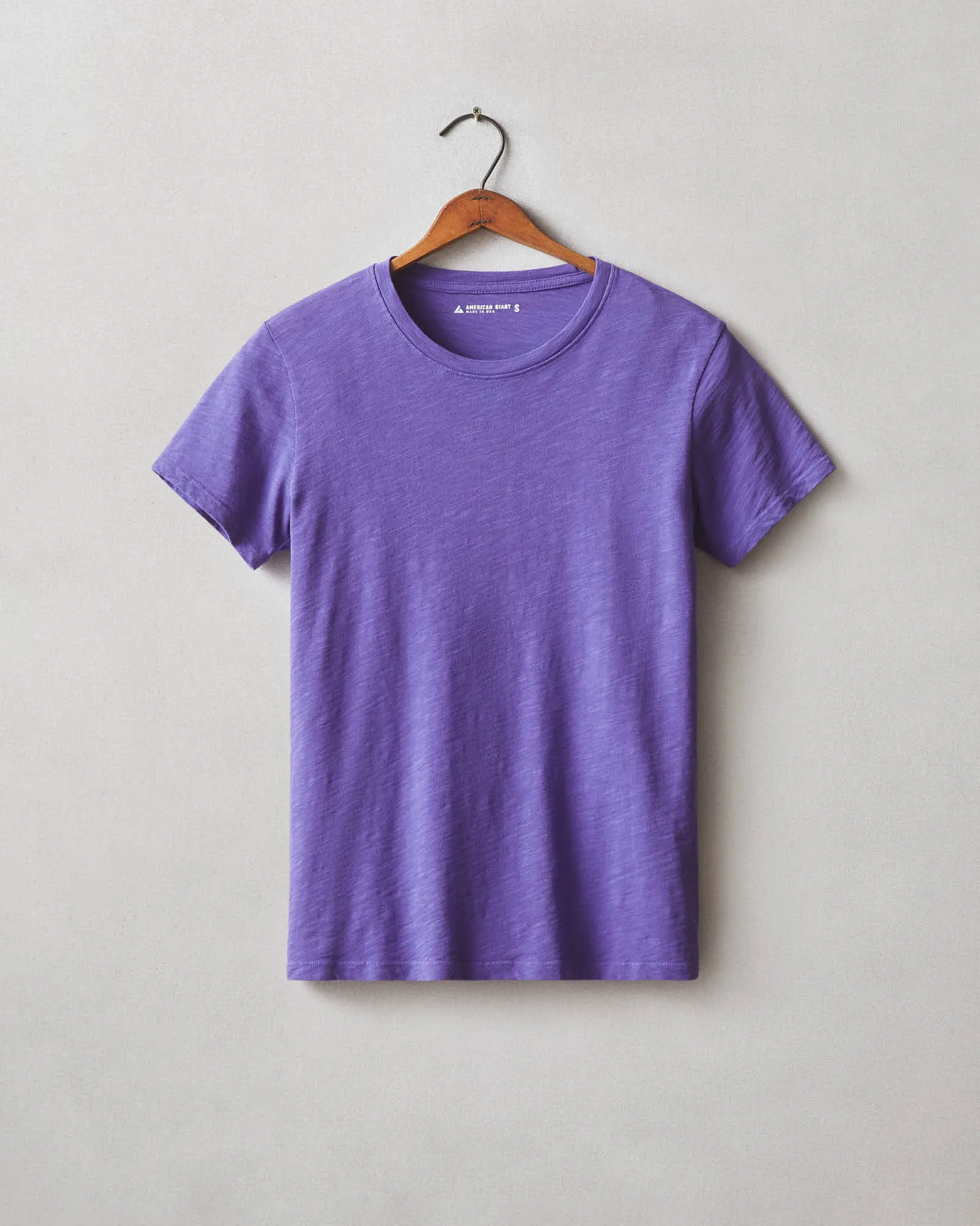 Women's Premium Slub Crew Tee - Ultra Violet sold by American Giant product image thumbnail 5