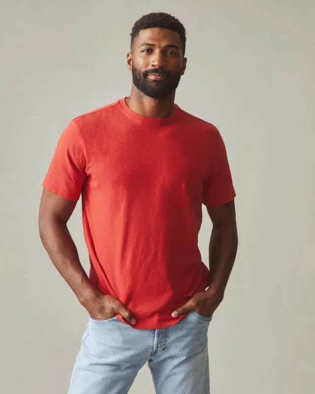 Men's Premium Slub Crew Tee - Salsa sold by American Giant