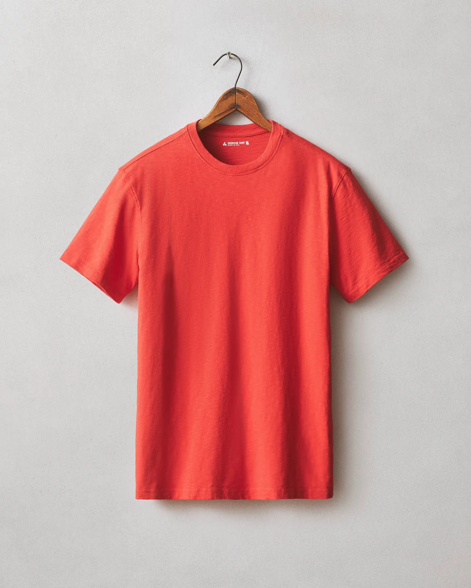 Men's Premium Slub Crew Tee - Salsa sold by American Giant product image thumbnail 4