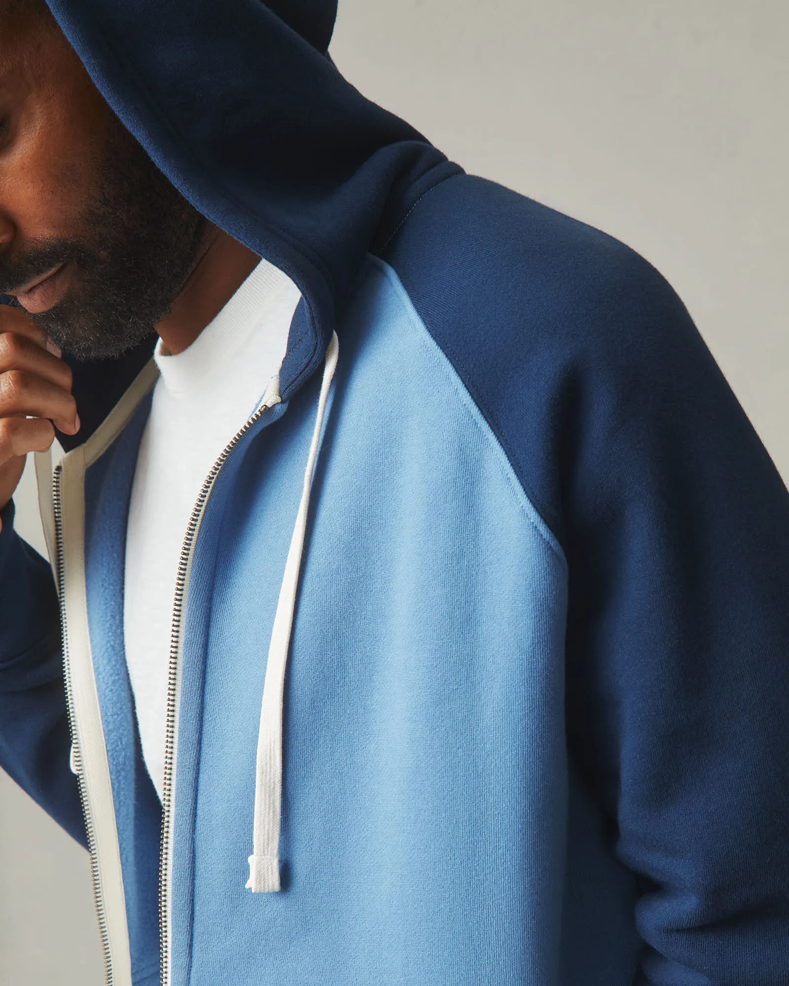 Colorblock Carolina Full Zip - Riverside sold by American Giant product image thumbnail 4